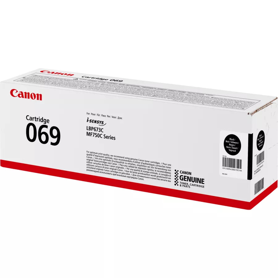 Cartouche Toner Canon 069 - Noire - 2100 pages