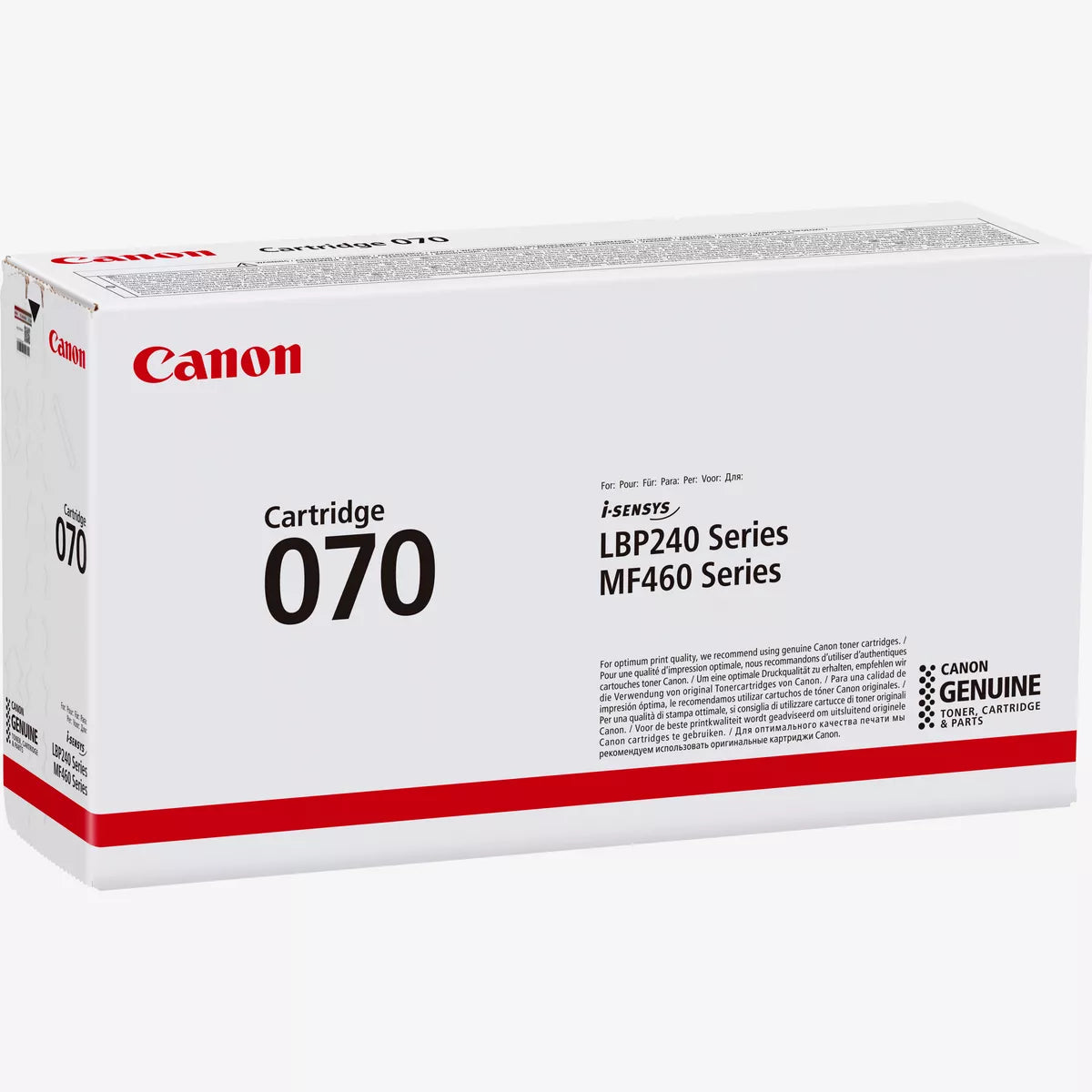 Cartouche Toner Canon 070 - Noire - 3000 pages