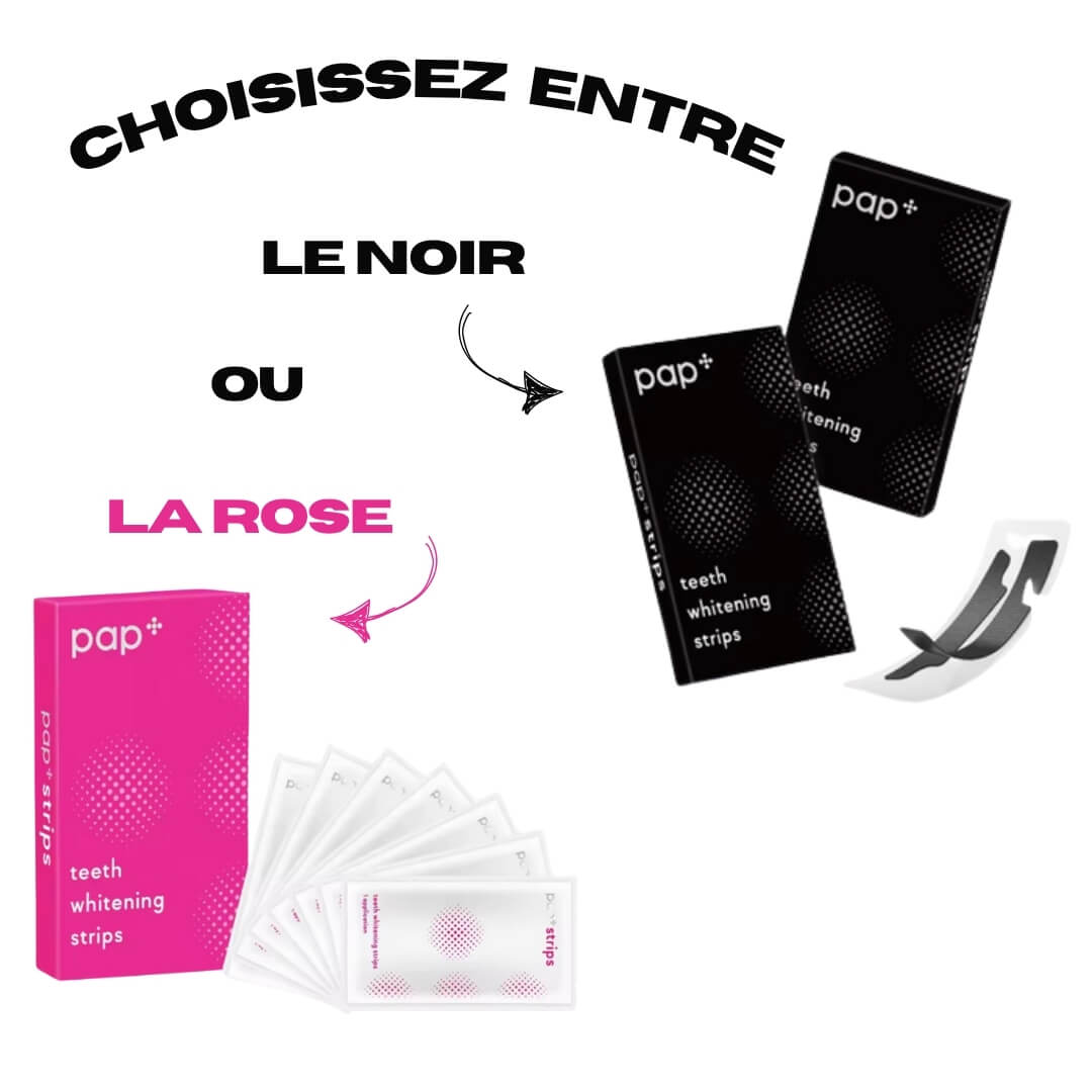 Bandes Blanchissantes | PAP+ 🦷