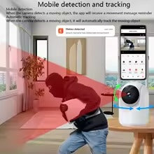 Caméra Surveillance Intérieure WiFi 4MP |Mini |Intelligente |Discrète