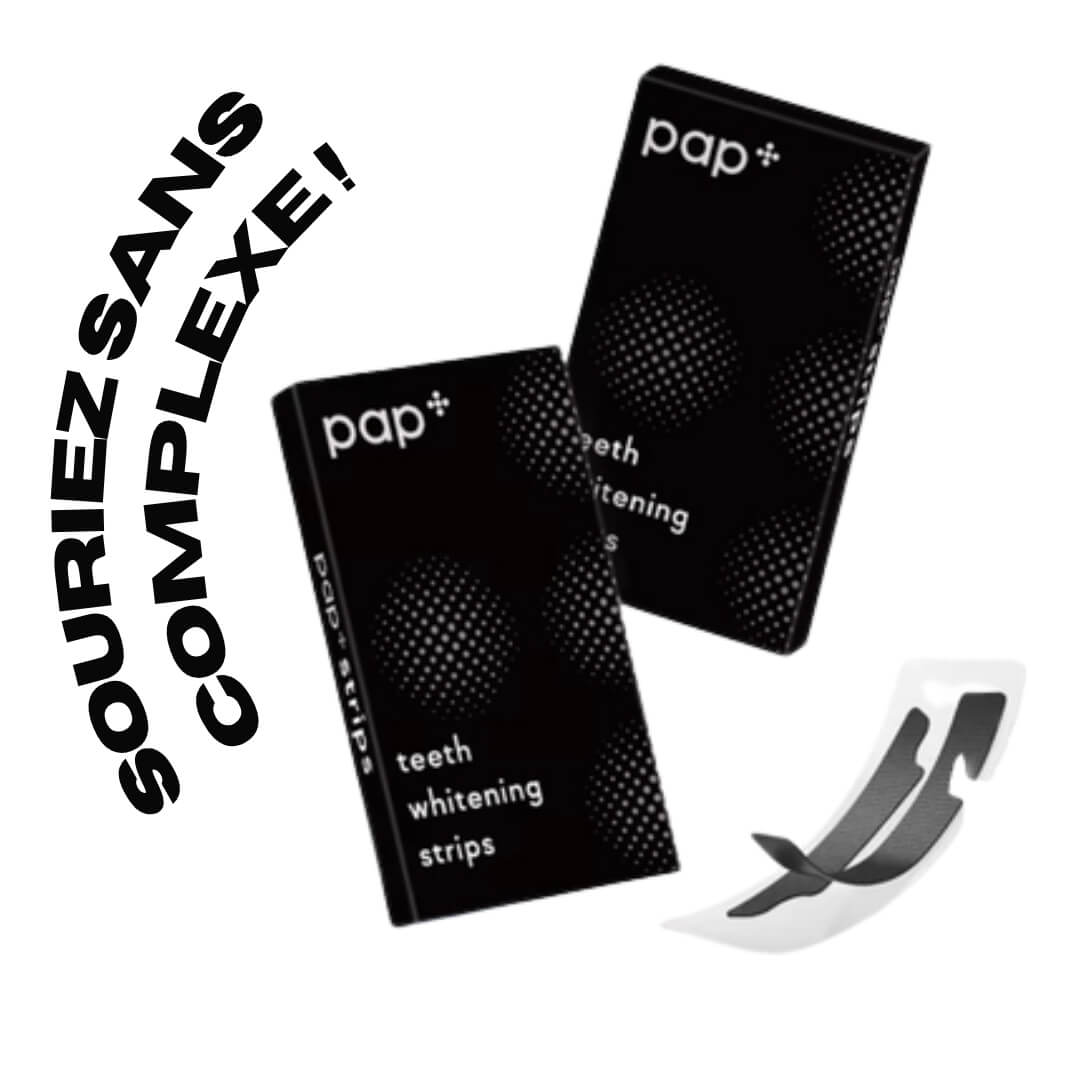 Bandes Blanchissantes | PAP+ 🦷