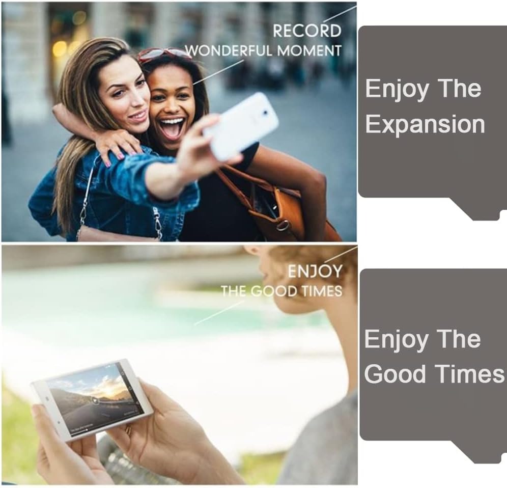 Carte Mémoire MicroSD 8Mo, 16Mo, 32Mo, 64Mo, 128Mo - Compatible Multi-Appareils