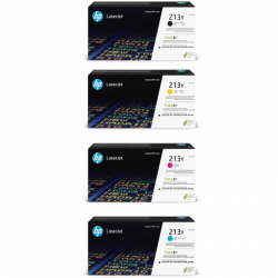 Toner HP 213X (Noir, Cyan, Magenta, Jaune) | Grande Capacité