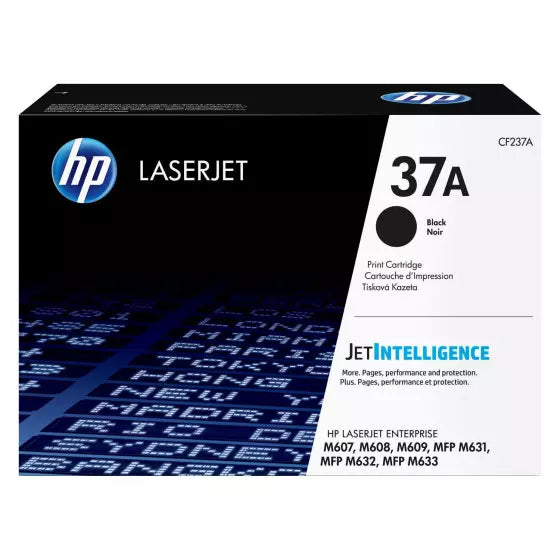 Cartouche Toner HP 37A - Authentique - Noir Intense