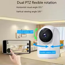 Caméra Surveillance Intérieure WiFi 4MP |Mini |Intelligente |Discrète